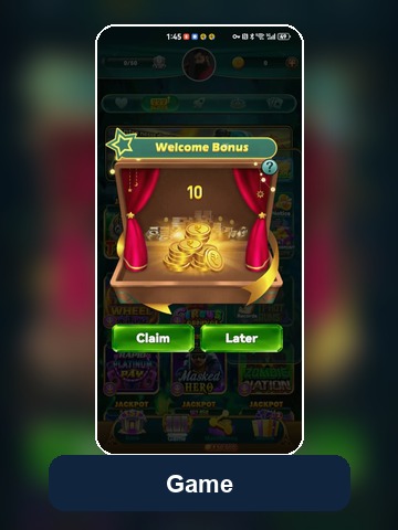 Game screenshot in phone style